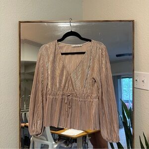 Abercrombie Gold Blouse